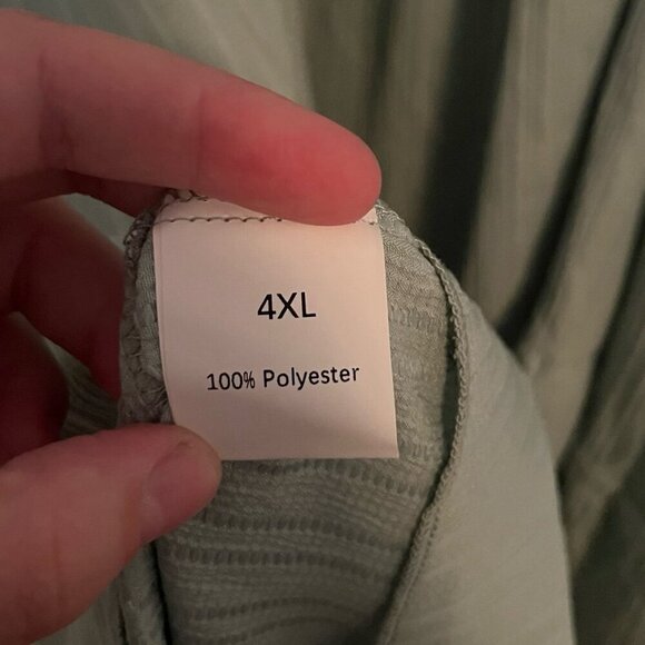 Shein Size 4xl Tea Length Green Dress - Picture 3 of 3